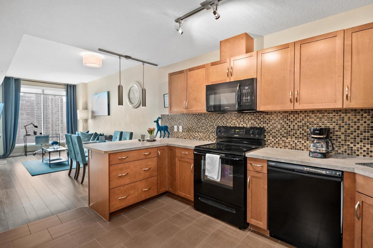Stylish Downtown Condos By Globalstay YYC Eksteriør billede